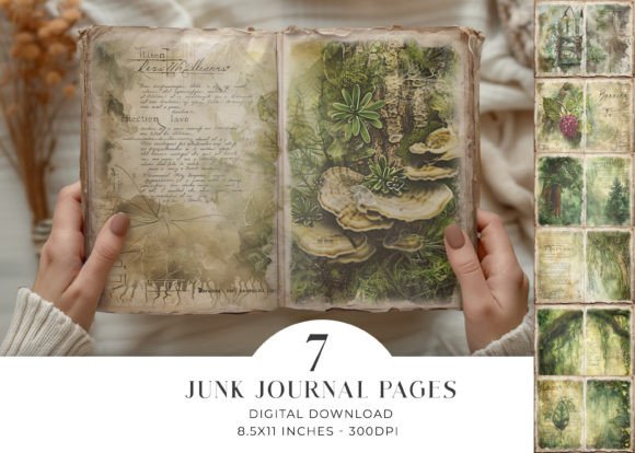Download Forest Junk Journal Pages - Journal pages Collection