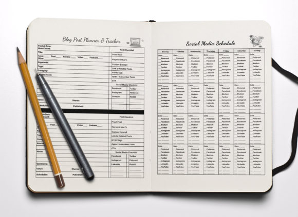 Download Blog Planner - KDP Interior - Blog planner Collection