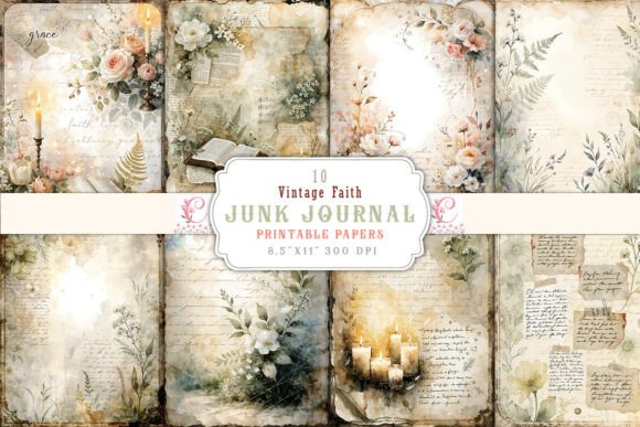 Download Vintage Faith Junk Journal Pages - Journal pages Collection