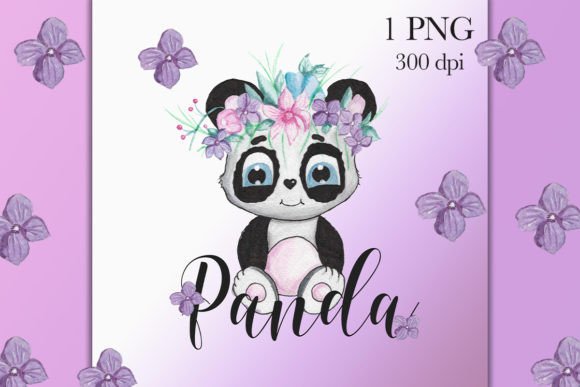 Download Sweet Cute Panda Flower PNG - Cute Collection
