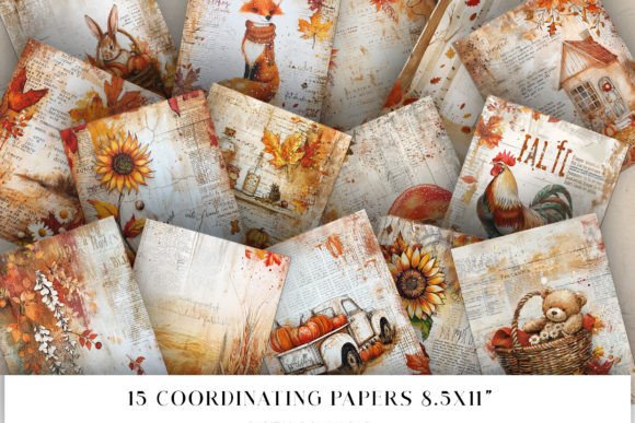 Download Fall Junk Journal Pages - Journal pages Collection