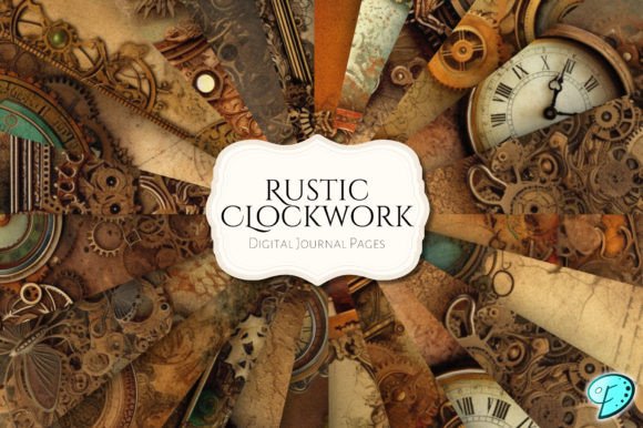 Download Rustic Clockwork Printable Journal Pages - Journal pages Collection
