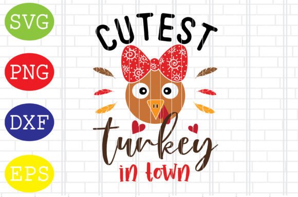 Download Cutest Turkey in Town Svg, Turkey Face - Cute Collection