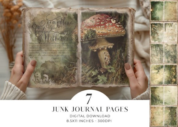 Download Woodland Junk Journal Pages Bifold - Journal pages Collection