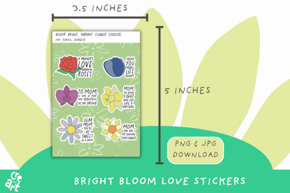 Download Bright Bloom Love Stickers - Sticker Collection