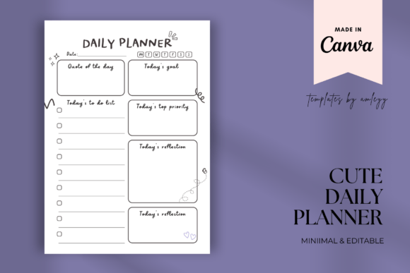 Download Free Daily Planner, Cute Daily Planner - Cute Collection