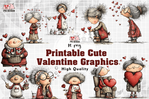 Download Printable Cute Valentine Graphics PNG - Cute Collection