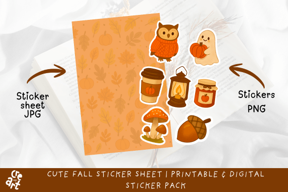 Download Cute Fall Sticker Sheet - Cute Collection