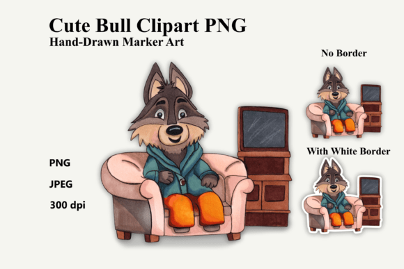 Download Cute Wolf Chair Clipart PNG Marker Art - Cute Collection