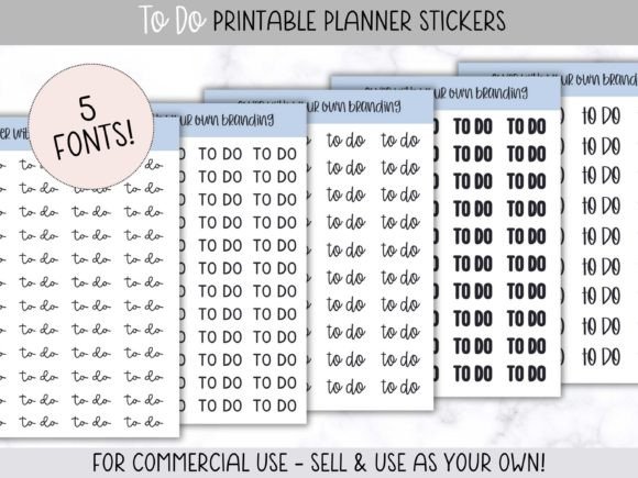 Download To Do Printable Planner Stickers - Sticker Collection