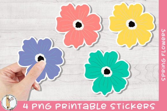 Download Spring Flower Printable Stickers - Sticker Collection