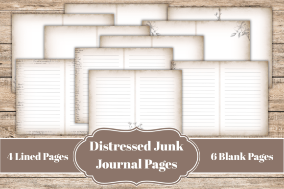 Download Distressed Junk Journal Pages, - Journal pages Collection