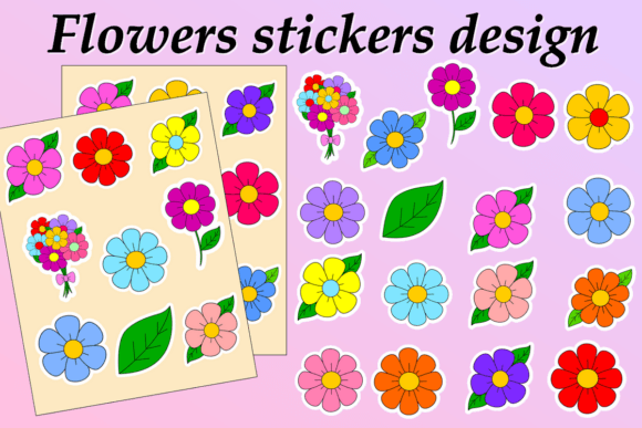 Download Flower Stickers Printable - Sticker Collection