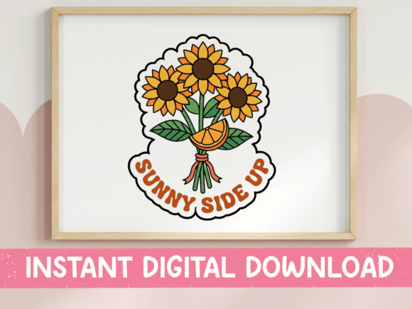 Download Sunny Side Up Sunflower Bouquet Sticker - Sticker Collection