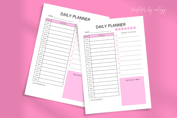 Download Minimal Cute Daily Planner Template Canv - Cute Collection