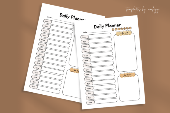 Download Pastel Cute Daily Planner Template - Cute Collection