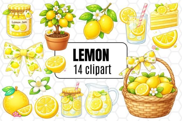 Download Cute Lemon Clipart Bundle - Cute Collection