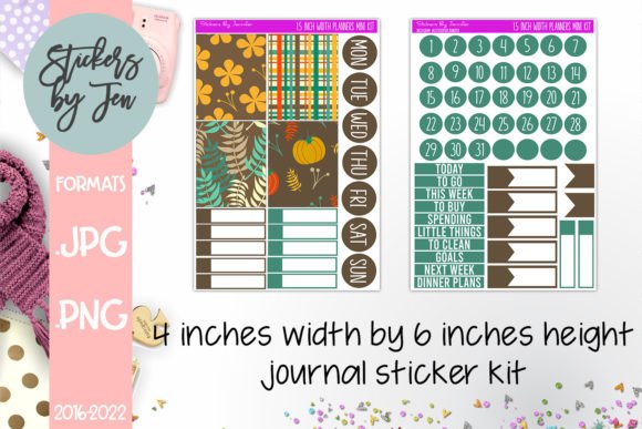 Download Fall Printable Planner Stickers - Sticker Collection