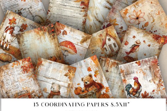Download Fall Junk Journal Pages - Journal pages Collection