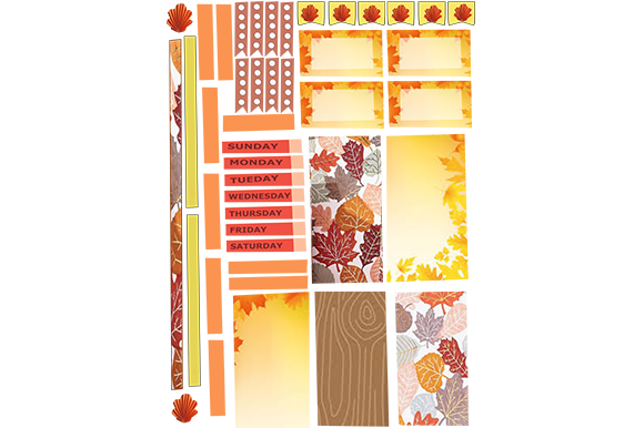 Download Autumn Printable Planner Stickers - Sticker Collection