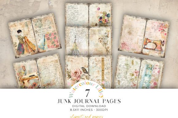 Download Sewing Junk Journal Pages - Journal pages Collection